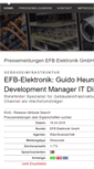 Mobile Screenshot of efb-elektronik.rbt-pressroom.eu