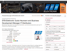 Tablet Screenshot of efb-elektronik.rbt-pressroom.eu